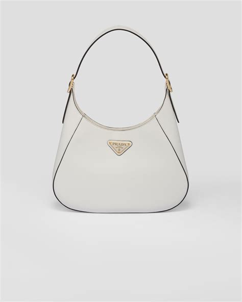 prada white store bag|white Prada bag men.